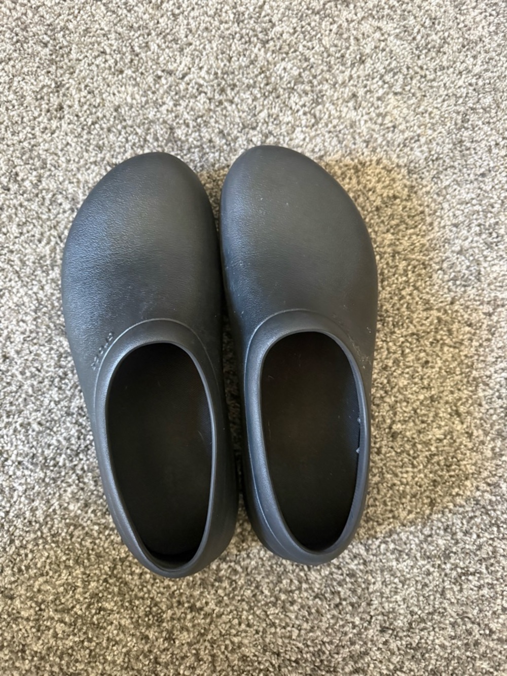 CROCS Black On the Clock Work Slip-On Clogs